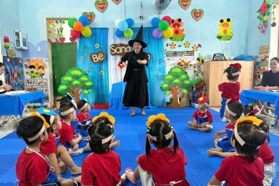 NGÀY HỘI GIẢNG CHÀO MỪNG 20/11 –  CỦA TRƯỜNG MẦM NON 18/3 ( CỤM THUẬN PHƯỚC)