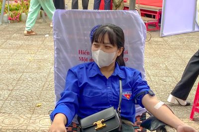 Hiến máu nhân đạo đợt 2, năm học 2024-2025
