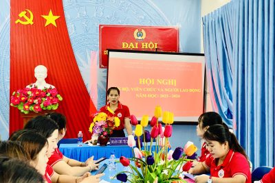 Hội nghị cán bộ công nhân viên chức và người lao động năm học 2023-2024