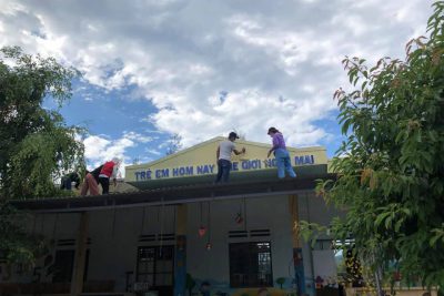 SƠN TƯỜNG CÁC PHÒNG HỌC